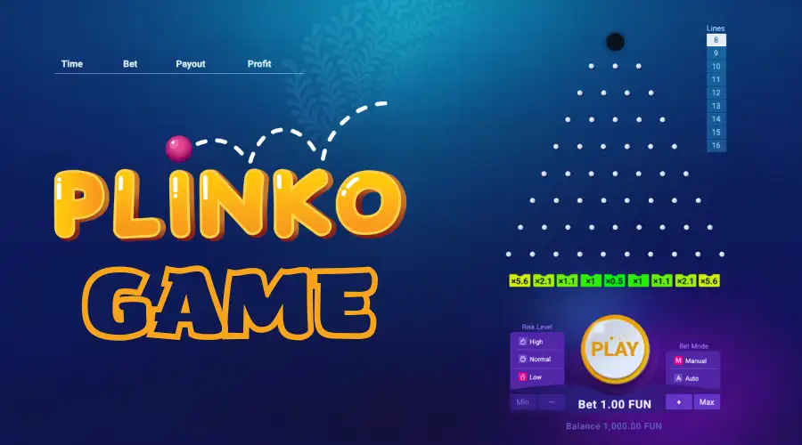 Plinko game